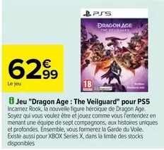 Jeu "Dragon Age: The Veilguard" Pour Ps5