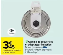 Carrefour - Couvercles et Adaptateur Induction : Pratiques et Innovants pour Cuisiner Facilement