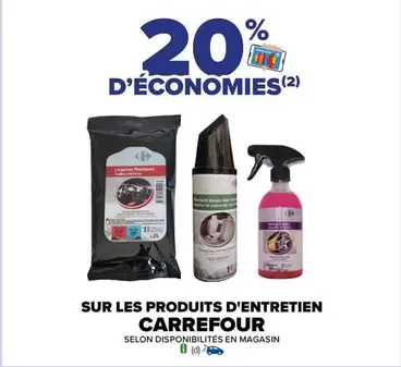 Carrefour - Sur Les Produits D'entretien