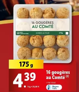 16 Gougères Au Comté