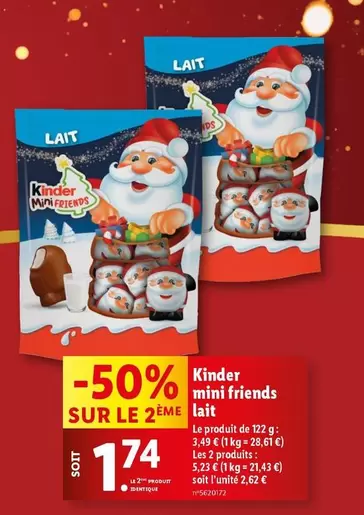 Kinder - Mini Friends Lait