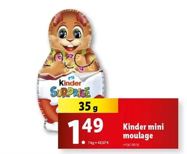 Kinder - Mini Moulage