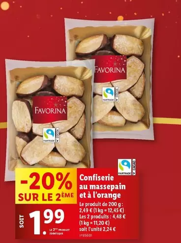 Favorina - Confiserie Au Massepain Et A L'orange