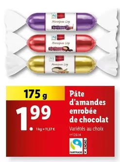 Favorina - Pâte D'Amandes Enrobée De Chocolat