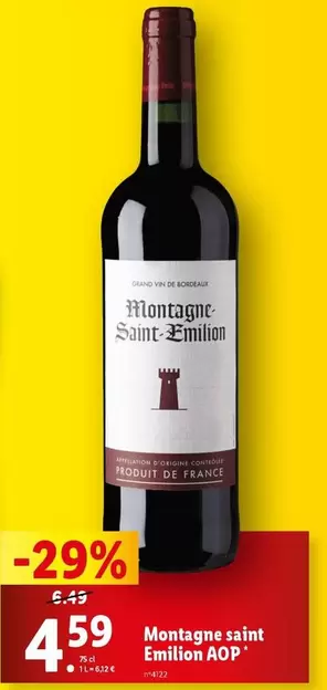 Montagne Saint Emilion AOP