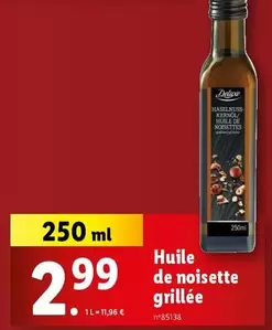 Deluxe - Huile De Noisette Grillée