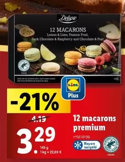 Deluxe - 12 Macarons Premium