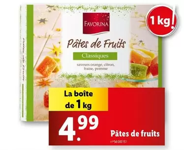 Favorina - Pâtes De Fruits