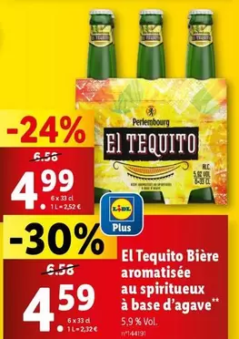 El Tequito : Bière Aromatisée Au Spiritueux À Base D'Agave - Une expérience gustative unique