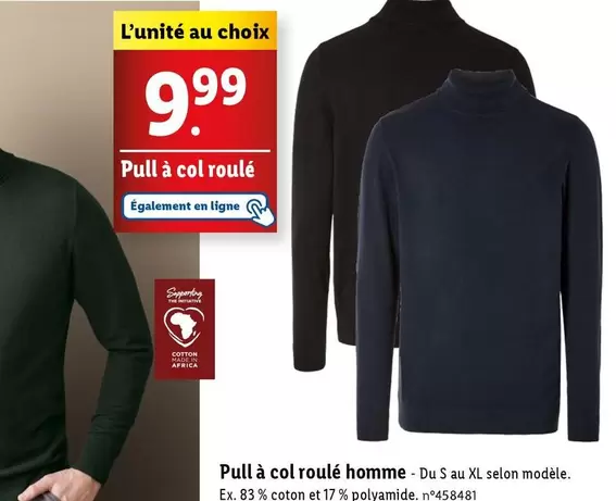 Pull À Col Roulé Homme