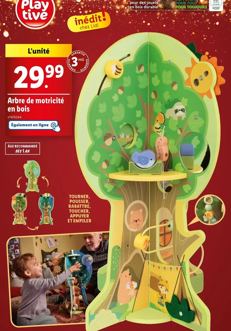 Playtive - Arbre De Motricité En Bois