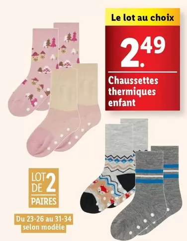 lupilu - chaussettes thermiques enfant