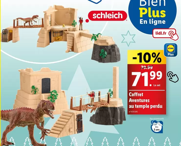 Schleich - Coffret Aventures Au Templ Perdu