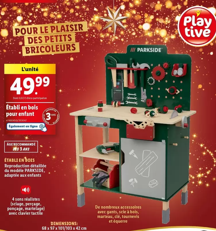 Playtive - Étable En Bois Pour Enfant