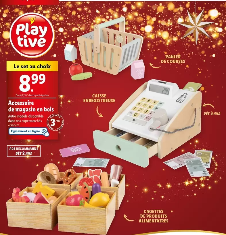 Playtive - Accessoire De Magasin En Bois