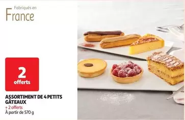 Assortiment De 4 Petits Gâteaux