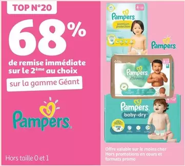 Pampers - Sur La Gamme Géant