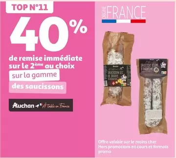 Auchan - Sur La Gamme Des Saucissons