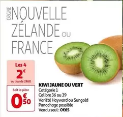 Kiwi Jaune Ou Vert