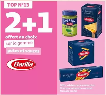 Barilla - Sur La Gamme Pâtes Et Sauces