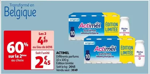 Actimel - Differents Parfums