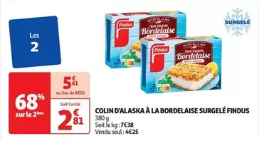 Findus - Colin D'Alaska À La Bordelaise Surgelé