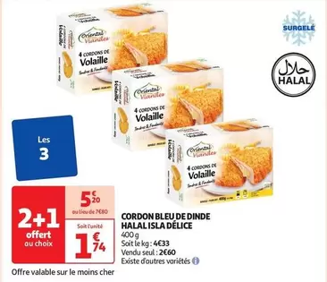 Oriental Viandes - Cordon Bleu De Dinde Halal