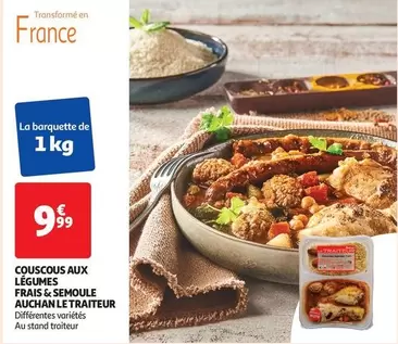 Couscous aux Légumes Frais & Semoule - Auchan