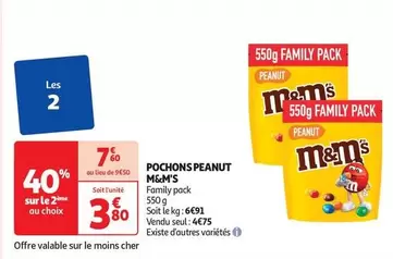 M&M's - Pochons Peanut