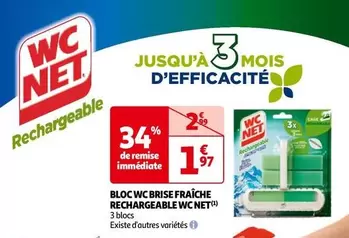 Wc Net - Bloc Wc Brise Fraîche Rechargeable