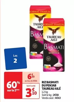 Taureau Ailé - Riz Basmati Du Penjab