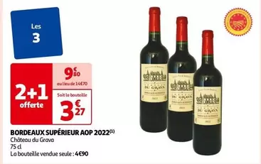 Château Du Grava - Bordeaux Supérieur Aop 2022