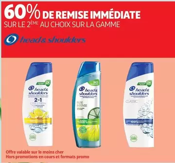 Head & Shoulders : Promo - 2ème au choix sur la gamme