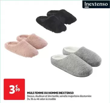 Inextenso - Mule Femme Ou Homme