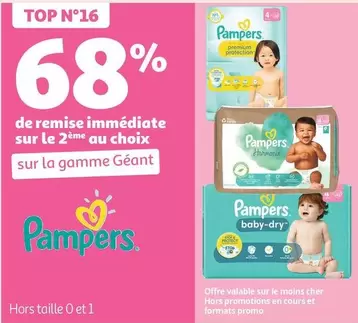 Pampers - Sur La Gamme Géant