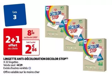 Decolor Stop - Lingette Anti-Décoloration