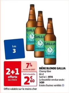 Gallia - Bière Blonde