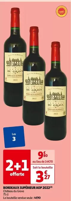 Château Du Grava - Bordeaux Supérieur AOP 2022