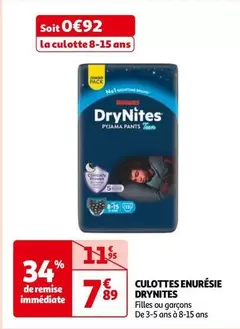 Huggies - Culottes Enuresie Drynites