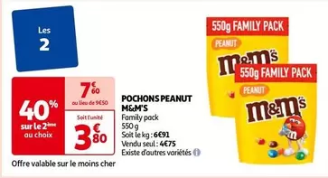 M&M's - Pochons Peanut