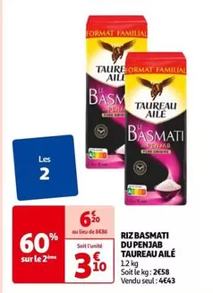 Taureau Ailé - Riz Basmati Du Penjab