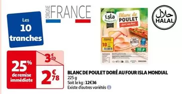 Isla Mondial - Blanc De Poulet Doré Au Four