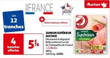 Auchan - Jambon Supérieur