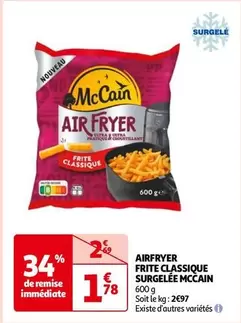 McCain - Airfryer Frite Classique Surgelee