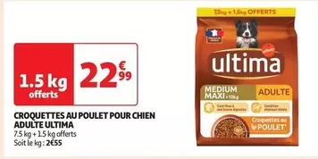 Ultima - Croquettes Au Poulet Pour Chien Adulte