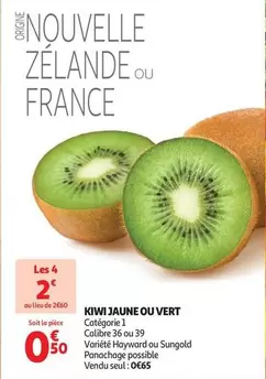 Kiwi Jaune Ou Vert