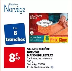 Delpeyrat - Saumon Fumé De Norvège Maison