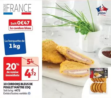 Maître Coq - 10 Cordons Bleu De Poulet