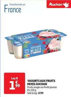 Auchan - Yaourts Aux Fruits Mixes