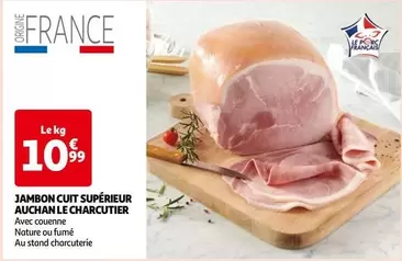 Auchan - Jambon Cuit Supérieur Le Charcutier